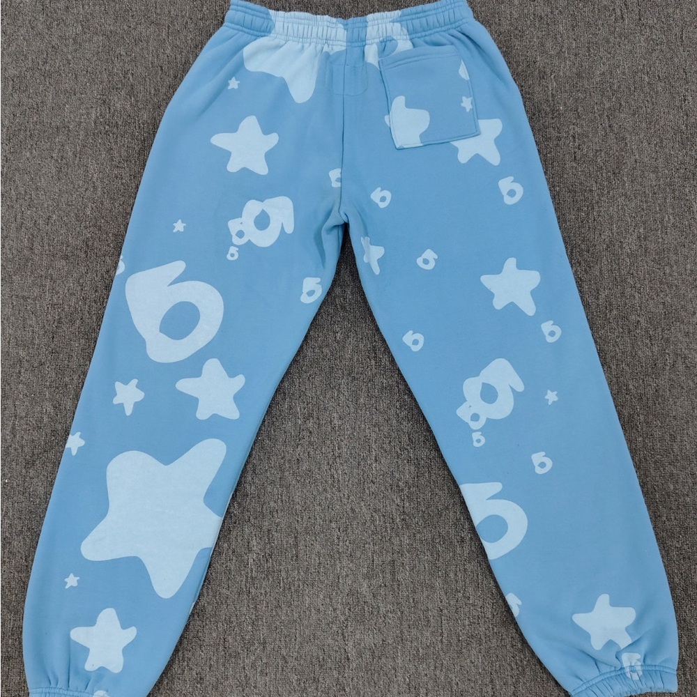 Blue Star Patterned Sweatpants